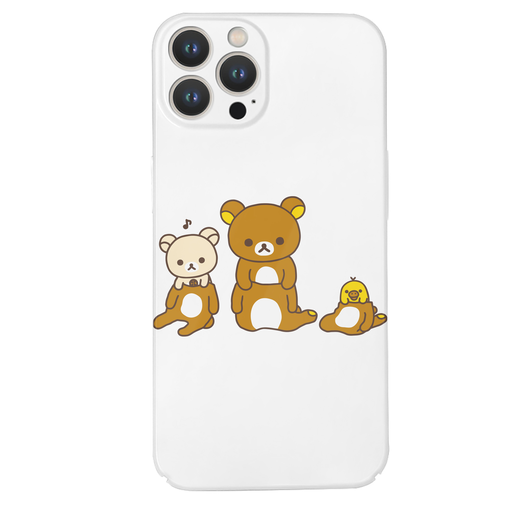 （画像用） リラックマ リラックマ キイロイトリ Rilakkuma Korilakkuma Kiiroitori 【iPhone 14シリーズ対応】ハードケース